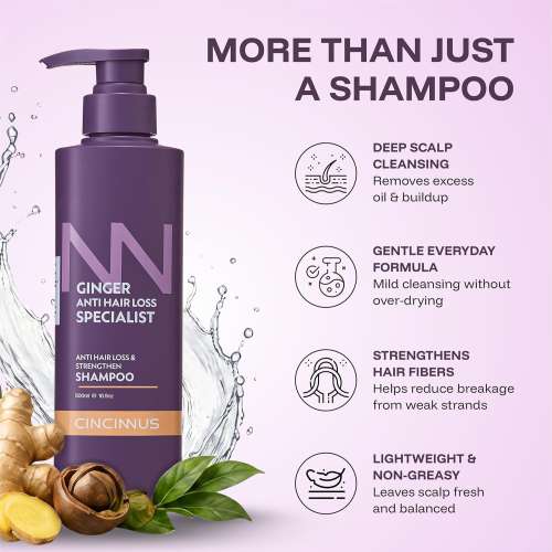 CINCINNUS: Ginger Anti Hair Loss & Strengthening Shampoo 500ml