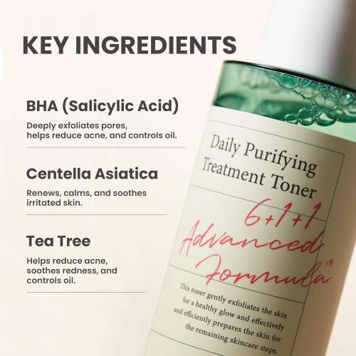 AXIS-Y: Daily Purifying Treatment Toner | Pore Purifying | Skin Balancing | Daily Toner | 200ml