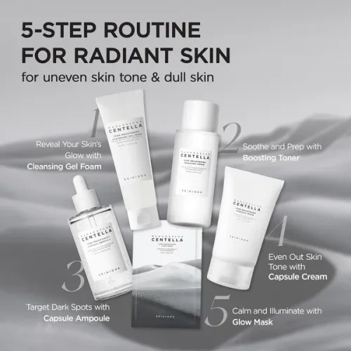 SKIN1004: Madagascar Centella Tone Brightening Capsule Ampoule  | Calming Care | Sensitive Skin | Hydrating | Glow Boost | 30ml