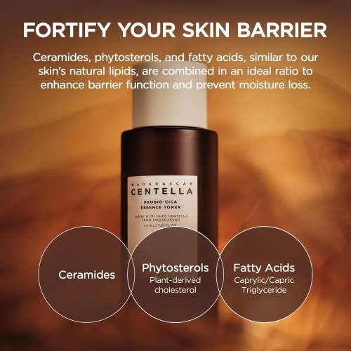 SKIN1004: Madagascar Centella Probio-Cica Essence Toner  | Calming Care | Sensitive Skin | Hydrating Toner | Skin Soothing | Glow Boost | 210ml