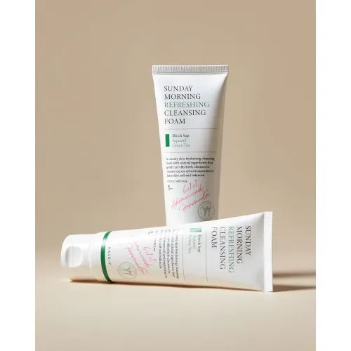 AXIS-Y: Sunday Morning Refreshing Cleansing Foam | Deep Cleansing | Pore Care | Excess Oil Control | Refreshing | 120ml