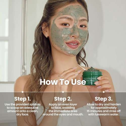 AXIS-Y: Mugwort Pore Clarifying Wash Off Pack | Pore Cleansing | Detoxifying | Excess Oil Control | 100ml