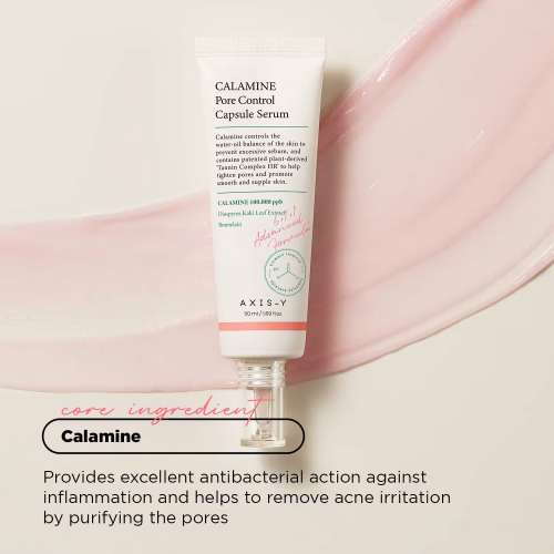AXIS-Y: Calamine Pore Control Capsule Serum | Pore Control | Sebum Regulation | Blemish Care | 50ml
