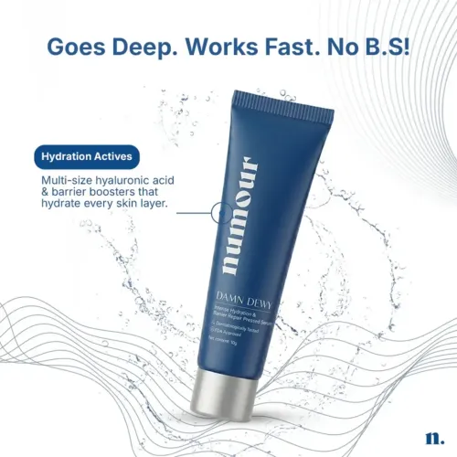Numour: Damn Dewy Intense Hydration & Barrier Repair| Pressed Serum| Travel Pack | 10gm