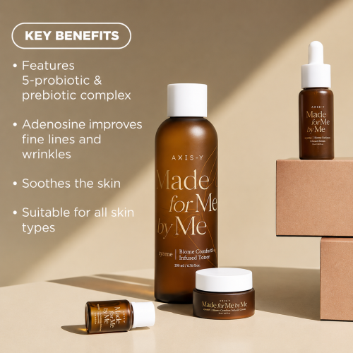AXIS-Y: Biome Skin Lux Edition | Microbiome | Skin Barrier | Luxury Hydration | Balanced Skin | 200ml+17ml+10ml+5ml