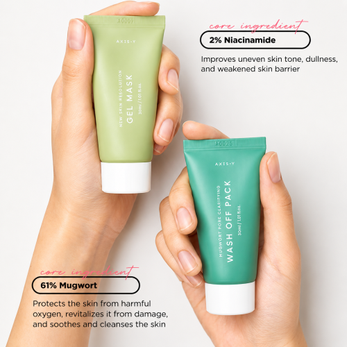 AXIS-Y: Mask Now Glow Later Duo Set | Brightening | Deep Hydration | Glow Boost | Combo Set | 30ml each
