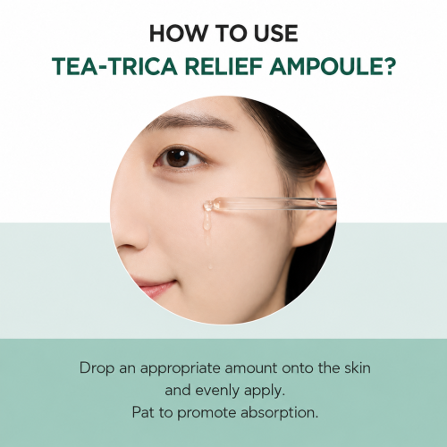 SKIN1004: Madagascar Centella Tea-Trica Relief Ampoule | Calming Care | Sensitive Skin | Hydrating | Glow Boost | 30ml