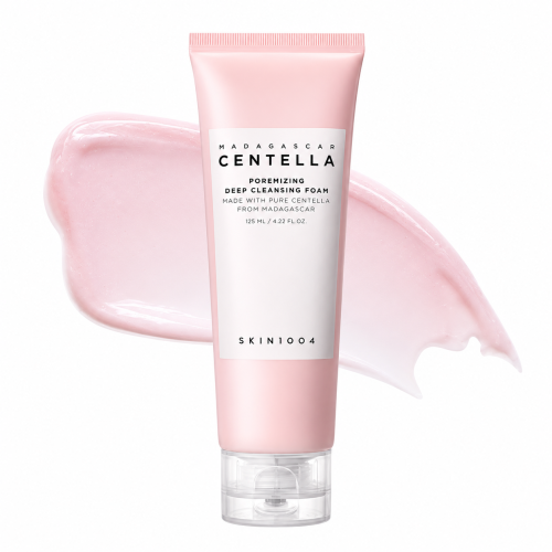 SKIN1004: Madagascar Centella Poremizing Deep Cleansing Foam  | Calming Care | Sensitive Skin | Face Cleanser | Deep Cleansing | Pore Care | 125ml