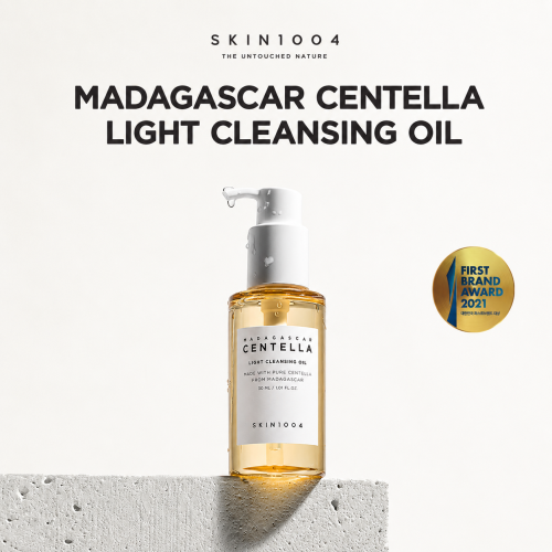 SKIN1004: Madagascar Centella Light Cleansing Oil  | Calming Care | Sensitive Skin | Makeup Remover| Deep Cleansing | Pore Care | 30ml