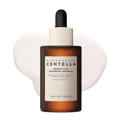 SKIN1004: Madagascar Centella Probio Cica Intensive Ampoule  | Calming Care | Sensitive Skin | Hydrating | Glow Boost | 50Ml
