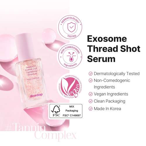 Dewdap: Dewtox EX Thread Shot Tightening Ampoule | Firming Serum | Skin Tightening & Lifting Care | 50ml