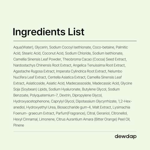Dewdap: Cicatea Pore & Sebum Pack Cleanser | Pore Minimizing Cleanser | Sebum Control | 150ml