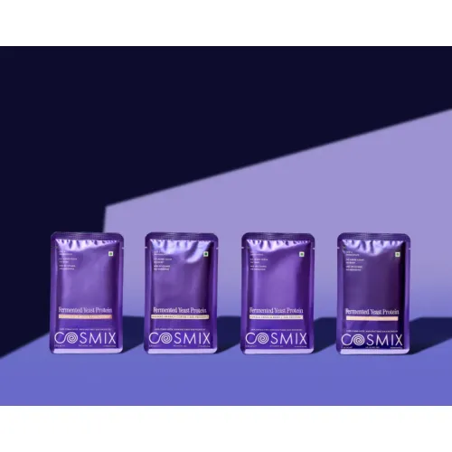 COSMIX: No-Nonsense Fermented Yeast Protein Assorted Sachets | 24g Protein Per Serving | Trial Pack | 38gm x 4 Sachets