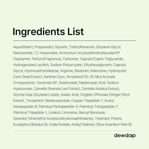 Dewdap: Cicatea Moisture Layering Capsule Cream | Hydrating Face Cream | Barrier Support | 50g