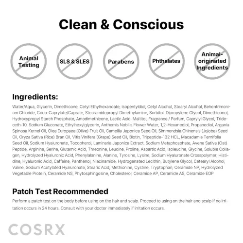 COSRX: Peptide-132 Ultra Perfect Hair Bonding Treatment | Deep Repair | Damaged Hair Care | Protein Hair Mask | Smooth & Soft Hair | 120ml