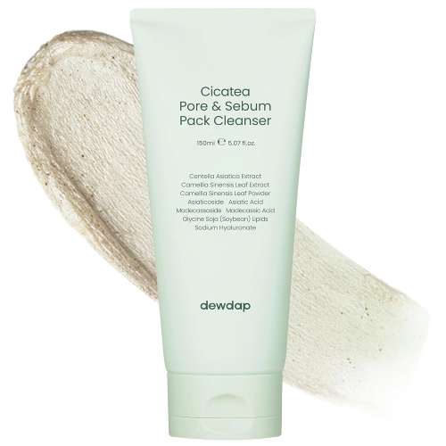 Dewdap: Cicatea Pore & Sebum Pack Cleanser | Pore Minimizing Cleanser | Sebum Control | 150ml