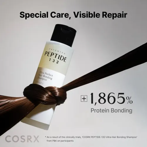COSRX: Peptide-132 Ultra Perfect Hair Bonding Shampoo | Damage Repair | Hair Strengthening | Nourishing Hair Care | 200ml