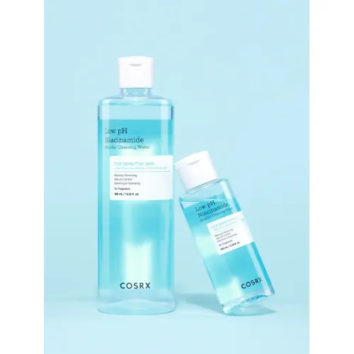 COSRX: Low PH Niacinamide Micellar Cleansing Water | Makeup Remover | Deep Cleansing | Brightening | 400ml