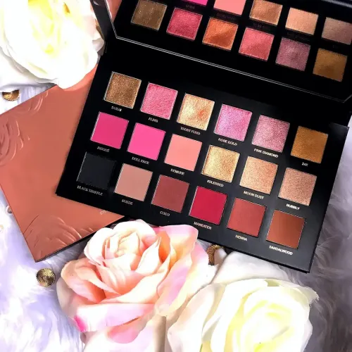 kindlife: Rose Gold Remastered Beauty Eyeshadow Palette 18 Color Shimmer and Matte Shades Eye shadow with Mirror