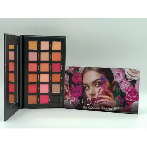 kindlife: Rose Gold Remastered Beauty Eyeshadow Palette 18 Color Shimmer and Matte Shades Eye shadow with Mirror