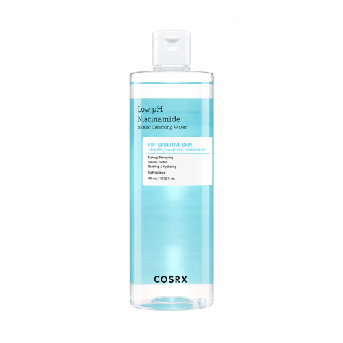 COSRX: Low PH Niacinamide Micellar Cleansing Water | Makeup Remover | Deep Cleansing | Brightening | 400ml