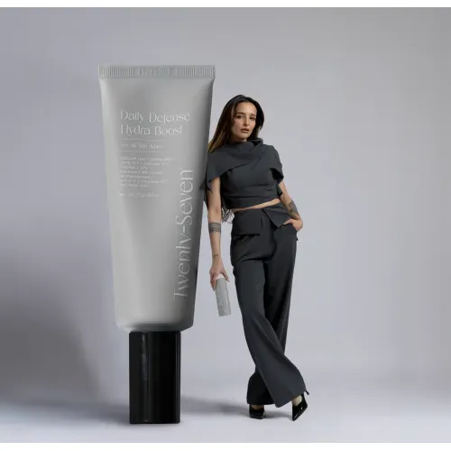 Twenty-Seven: Daily Defense Hydra Boost Moisturizer | Deep Hydration Face Cream | Blue Light & UV Protection | 75gm