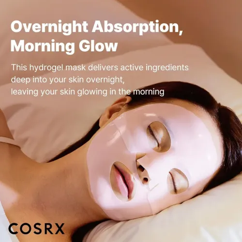 COSRX: The Peptide Collagen Lifting Glow Hydrogel Mask | Firming Face Mask | Lifting & Hydrating | Anti-Ageing | Korean Skincare | 34gm x 3EA