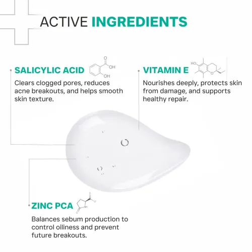 Dermatouch: Salicylic Acid 2% Face Wash | For Acne & Oil Control | Suitable to All Skin Types | For both Men & Women | 250ml