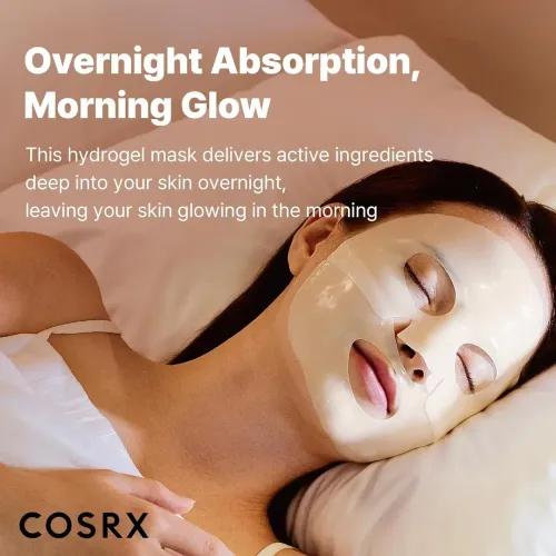 COSRX: The Alpha-Arbutin Discoloration Care Hydrogel Mask | Dark Spot Care | Brightening Face Mask | Hyperpigmentation Care | Korean Skincare | 34gm x 3EA