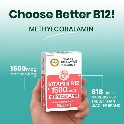 Vlado's Himalayan Organics: Curcumin 1600mg+ | Extra-Pure Nano Curcumin Capsules with 95% Curcuminoids | Turmeric & Piperine | Joint Support Supplement for Men & Women - 60 Capsules