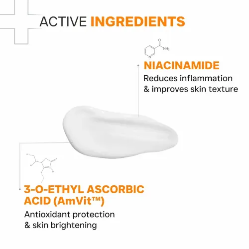 Dermatouch: Niacinamide 2% Vitamin C Sunscreen for glowing skin 50G