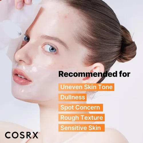 COSRX: The Alpha-Arbutin Discoloration Care Hydrogel Mask | Dark Spot Care | Brightening Face Mask | Hyperpigmentation Care | Korean Skincare | 34gm x 3EA