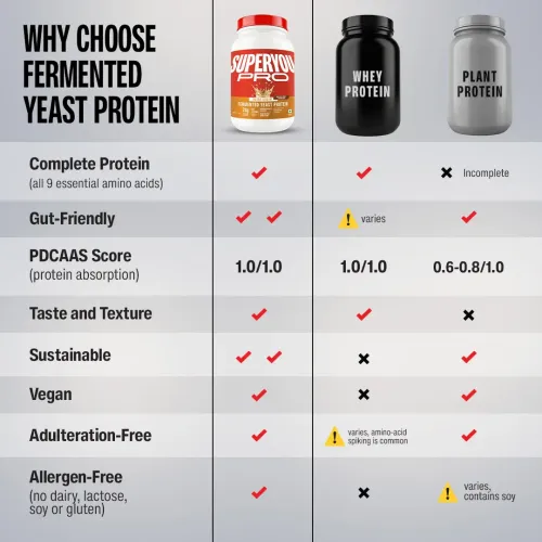 SuperYou: Pro Fermented Yeast Protein Isolate 1kg | 24g Protein| Kesar badam | Higher Absorption than Plant Protein | Superior Muscle Recovery | Gut Friendly | Vegan Protein | PDCAAS of 1
