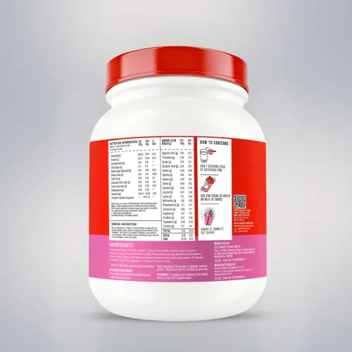 SuperYou: Pro Fermented Yeast Protein Isolate 500gm | 24g Protein| Strawberry | Higher Absorption than Plant Protein | Superior Muscle Recovery | Gut Friendly | Vegan Protein | PDCAAS of 1