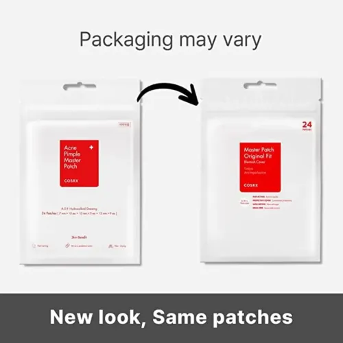 COSRX: Master Patch Original Fit | Acne Pimple Patch | Hydrocolloid Patch | Blemish Care | Spot Treatment | 24 Patches
