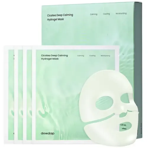 Dewdap: Pore Care & Calming Hydrogel Mask Duo| Pore Minimizing, Sebum Control, Skin Soothing & Barrier Care Combo