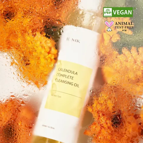 iUNIK: Calendula Complete Cleansing Oil | Makeup Remover | Deep Pore Cleansing | Blackhead Care | 200ml