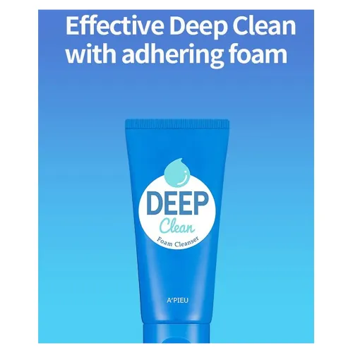 Apieu: Deep Clean Foam Cleanser 2ea | Skin Care | Healthy Glow | Hydration | Daily Care | 130ml