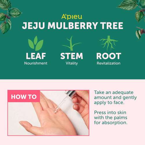 Apieu: Mulberry Blemish Clearing Ampoule | Korean Skincare | Healthy Glow | Hydration | 30ml