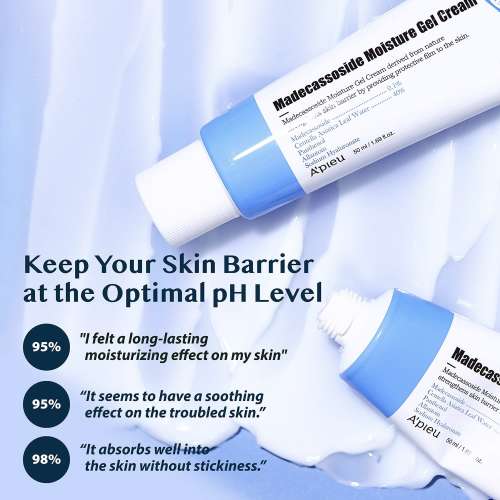 Apieu: Madecassoside Moisture Gel Cream | Barrier Support | Long-Lasting Moisture | Skin Nourishing | Soft Skin | 50ml
