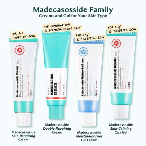 Apieu: Madecassoside Moisture Gel Cream | Barrier Support | Long-Lasting Moisture | Skin Nourishing | Soft Skin | 50ml