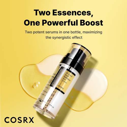 COSRX: Advanced Snail Radiance Dual Essence | Hydration | Glass Skin | Snail Mucin | Barrier Repair | 80ml