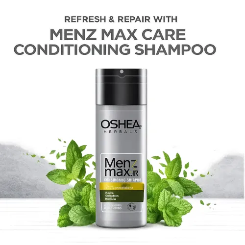 Oshea Herbals: Menz Max Care Conditioning Shampoo | Hair Strengthening & Nourishing | Daily Hair Care | 250ml