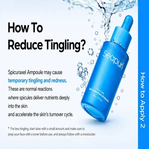 Seapuri: Spicuraxel Pore Ampoule | Pore Refining | Oil Control | Texture Care | Smooth Skin | 30ml