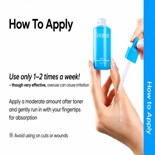 Seapuri: Spicuraxel Pore Ampoule | Pore Refining | Oil Control | Texture Care | Smooth Skin | 30ml
