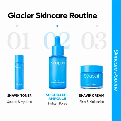 Seapuri: Spicuraxel Pore Ampoule | Pore Refining | Oil Control | Texture Care | Smooth Skin | 30ml