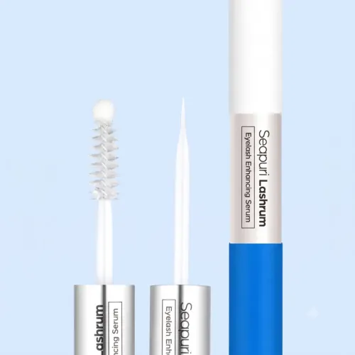 Seapuri: Lashrum Eyelash Enhancing Serum | Reduces Breakage |Safe for Sensitive Eyes | Promotes Natural Growth | 10g