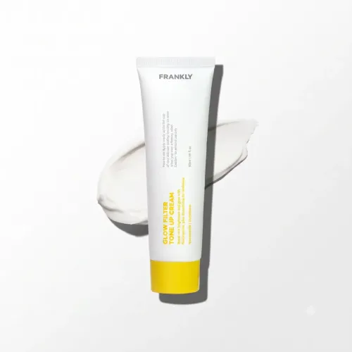 Frankly: Glow Filter Tone Up Cream | Niacinamide | Glutathione | Instant Glow | Pore Blurring | Dark Spot Care | Korean Skincare | 50ml