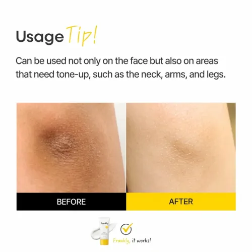 Frankly: Glow Filter Tone Up Cream | Niacinamide | Glutathione | Instant Glow | Pore Blurring | Dark Spot Care | Korean Skincare | 50ml