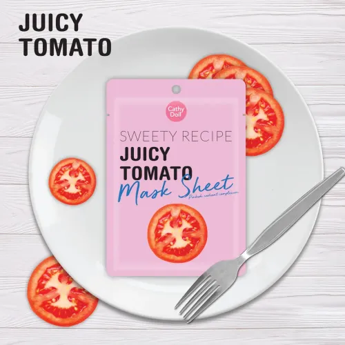 Cathy Doll: Juicy Tomato Mask | Brightening Sheet Mask | 25gm